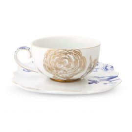 Pip Studio Royal White Tea Cup & Saucer