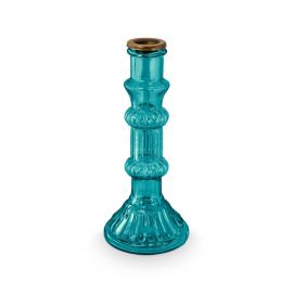 Pip Studio Candle Holder Turquoise Glass 20cm