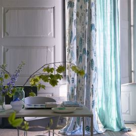 Designers Guild Fabric Quill Duck Egg