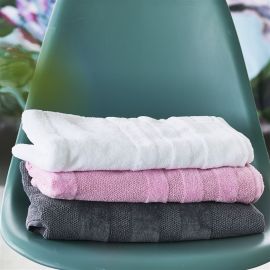 Designers Guild Towels Coniston Charcoal