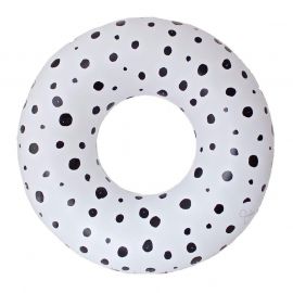 &Sunday Inflatable Pool Ring Bubbles White