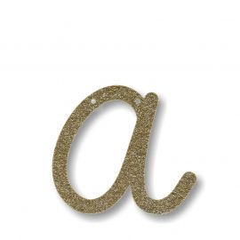 Meri Meri Alphabet Bunting Letter Gold Acrylic