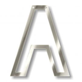 Meri Meri Alphabet Bunting Letter Silver Acrylic