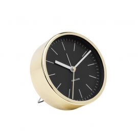 Karlsson Alarm Clock Minimal Gold/Black