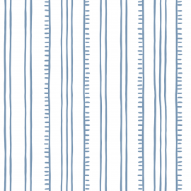 Anna Spiro Wallpaper Higgledy Piggledy Stripe Pale Blue