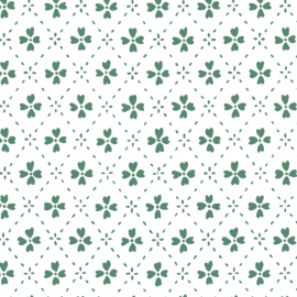 Anna Spiro Wallpaper Paniola Inverted Green