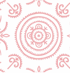 Anna Spiro Wallpaper Round & Round The Garden Pink