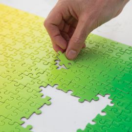 Areaware Puzzle Gradient Green Yellow 