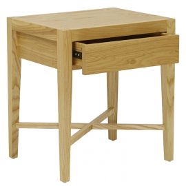 Ascot Open Bedside Table Natural