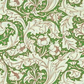 Morris & Co. Wallpaper Bachelors Button Leaf Green/Sky