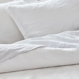 Baksana Pillowcase Baltic Linen White