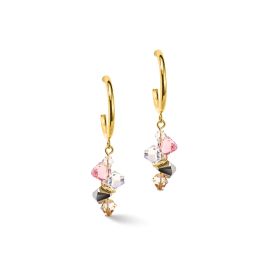 COEUR de LION Earrings Dancing Crystal Rose