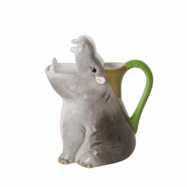 Rice Vase Ceramic Hippo