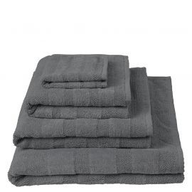 Designers Guild Towels Coniston Charcoal