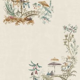 Mind The Gap Wallpaper Chinoiserie Coconut