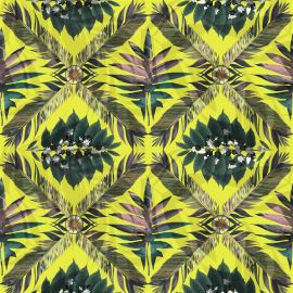 Christian Lacroix Fabric Feather Park Soft Iris