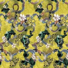 Christian Lacroix Wallpaper Algae Bloom Iris