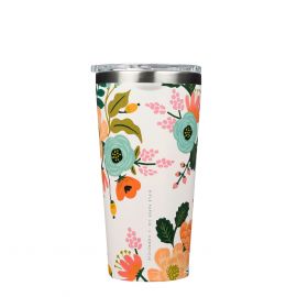 Rifle Paper Co. X Corkcicle Tumbler 475ml Lively Floral Cream