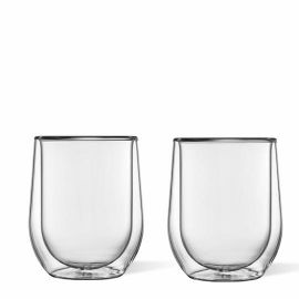 Corkcicle Barware Glass Stemless Set of 2 Double Walled