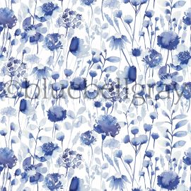 Bluebellgray Fabric Corran Cornflower