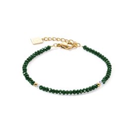 COEUR de LION Bracelet Little Twinkle Gold Dark Green