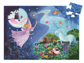 Djeco Puzzle 36 Piece The Fairy & The Unicorn