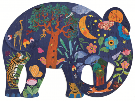 Djeco Puzzle 150 Piece Elephant