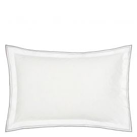 Designers Guild Astor Silver & Slate Oxford Pillowcase 