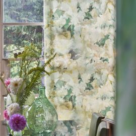 Designers Guild Fabric Fleurs De Jour Celadon