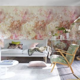 Designers Guild Wallpaper Fleur De Nuit Pale Coral