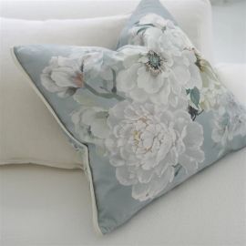 Designers Guild Cushion Fleur Blanche Platinum