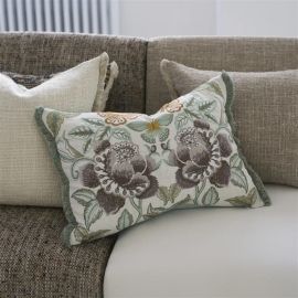 Designers Guild Cushion Isabella Embroidered Cameo