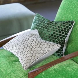 Designers Guild Cushion Jabot Emerald