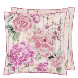 Designers Guild Cushion Kyoto Flower Coral