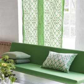 Designers Guild Fabric Pergola Trellis Emerald
