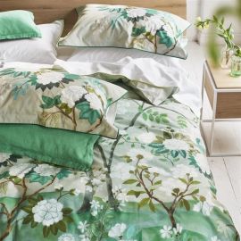 Designers Guild Fleur Orientale Celadon Oxford Pillowcase Pair