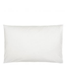 Designers Guild Loweswater Chalk Organic Standard Pillowcase Pair