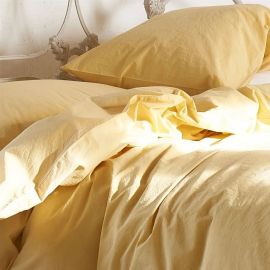 Designers Guild Loweswater Mimosa Organic Standard Pillowcase Pair