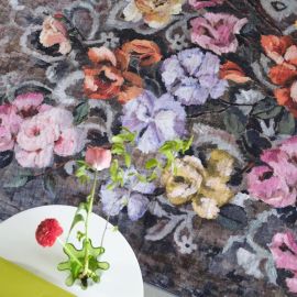 Designers Guild Rug Tapestry Flower Damson