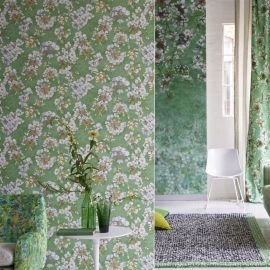 Designers Guild Wallpaper Fleur D Assam Emerald