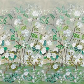 Designers Guild Wallpaper Fleur Orientale Celadon