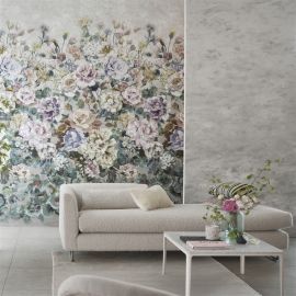 Designers Guild Wallpaper Grandiflora Rose Heather