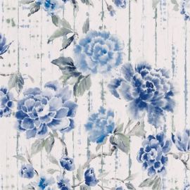 Designers Guild Wallpaper Kyoto Flower Cobalt