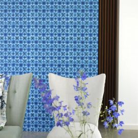 Designers Guild Wallpaper Shibori Cobalt