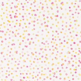 Scion Wallpaper Lots of Dots Blancmange/Rasberry/Citrus