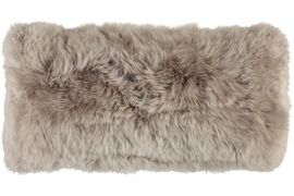 New Zealand Long-wool Sheepskin Cushion Dove
