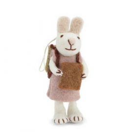 En Gry & Sif Easter Bunny White with Lavender Dress