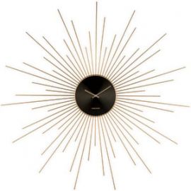 Karlsson Clock Extreme Peony Gold