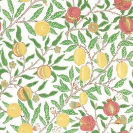 Morris & Co. Wallpaper Fruit Leaf Green/Madder
