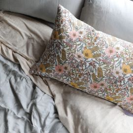 George Street Linen Pillowcase Pair Vintage Floral